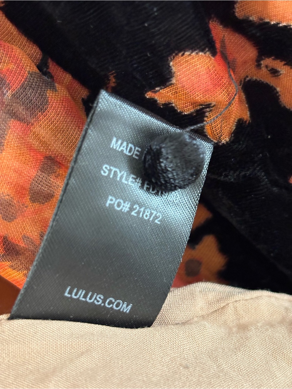 Lulus A Touch of Magic Black Floral Print Velvet Mini Dress Size Small - Picture 16 of 16